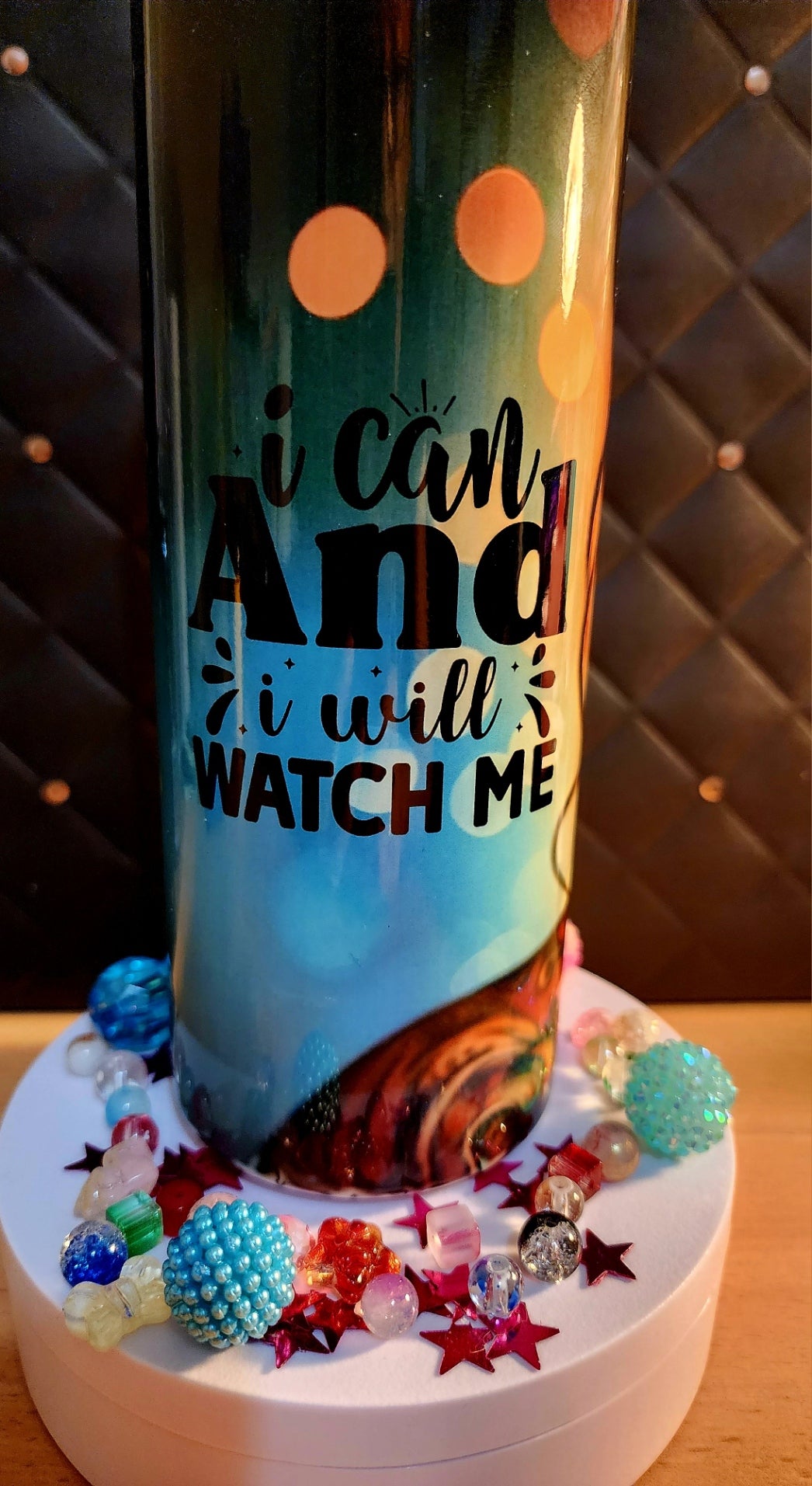20oz TUMBLER - I CAN, AND I WILL, WATCH ME (stainless steel)