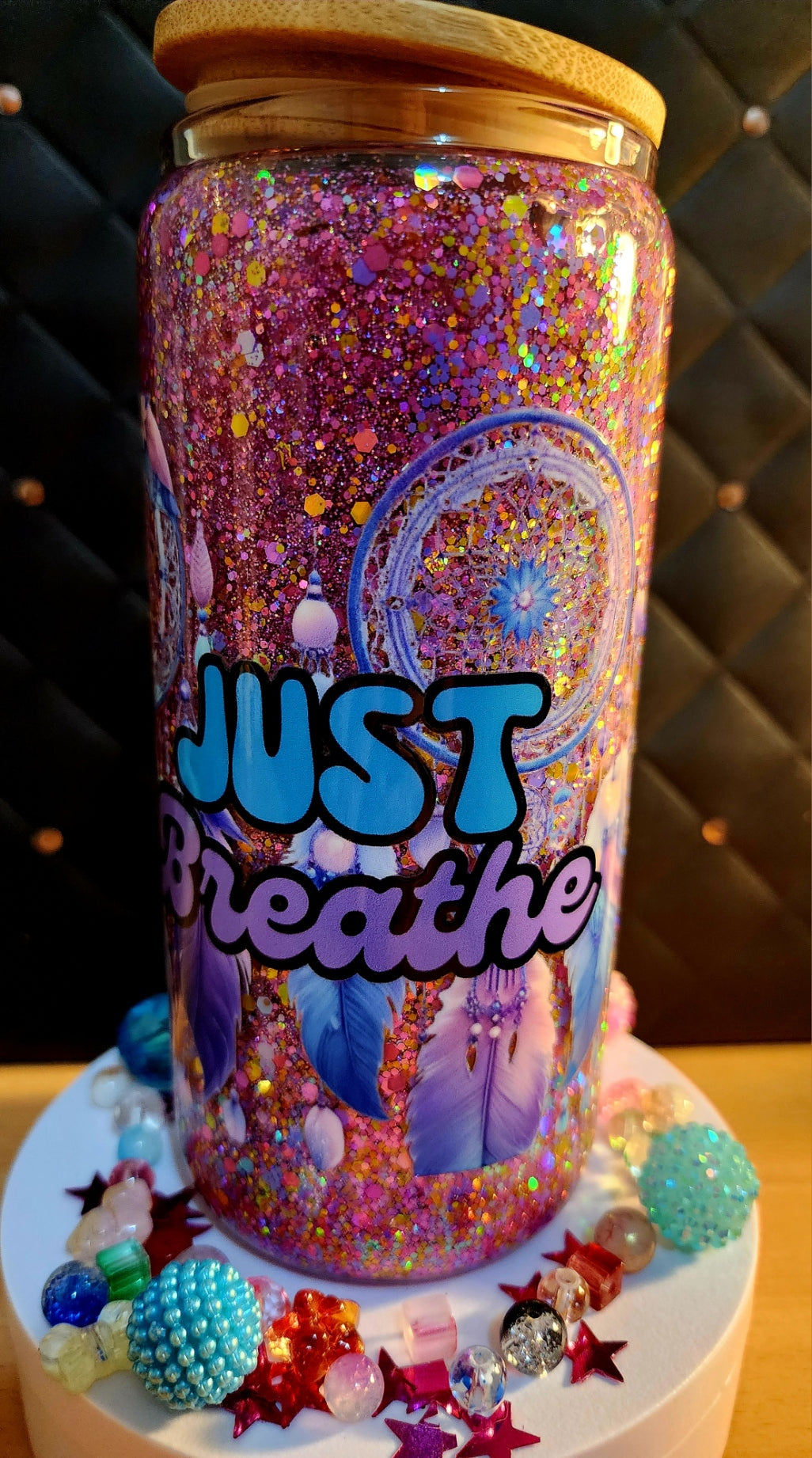 SNOWGLOBE 20oz JUST BREATH (glass)
