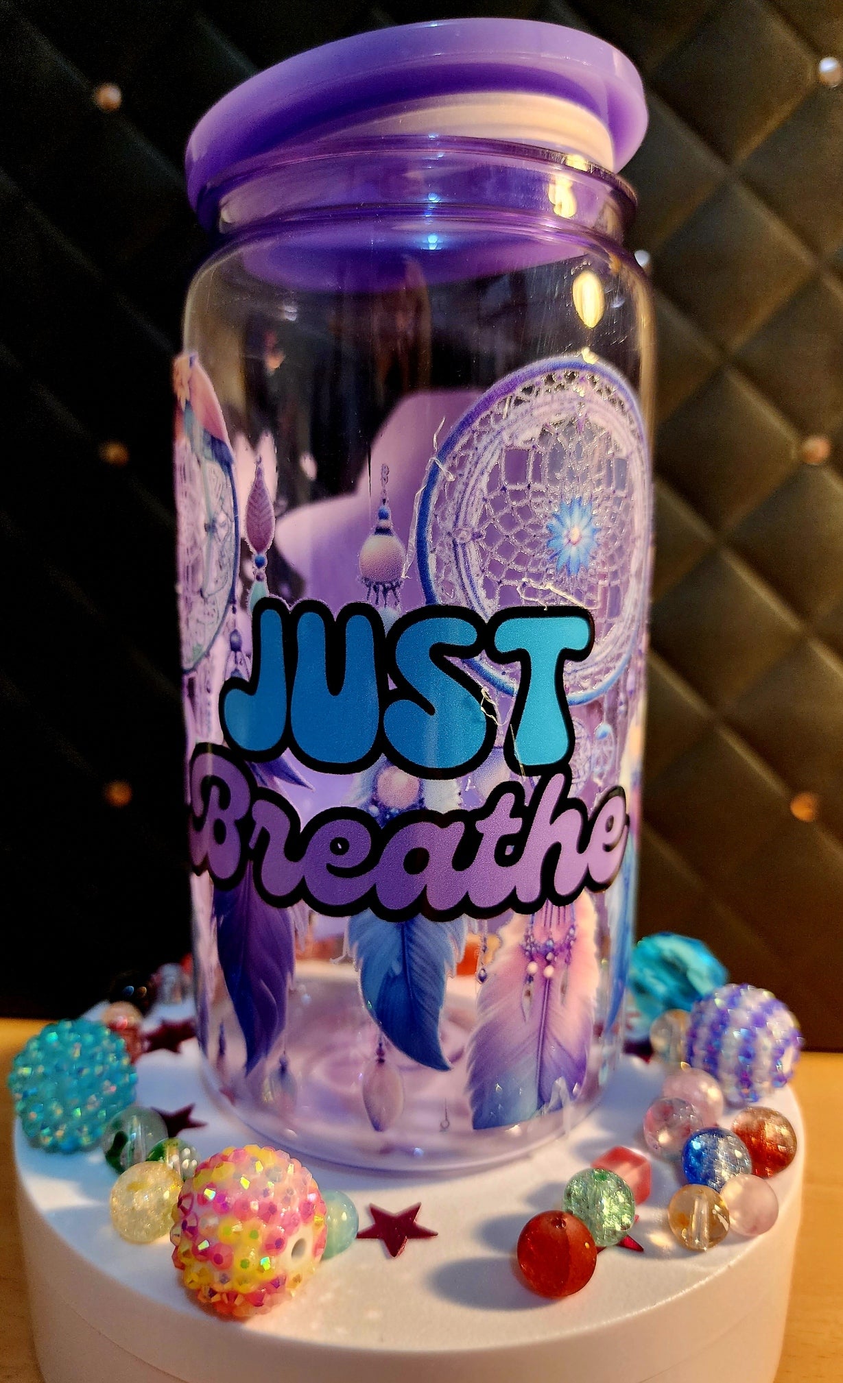 TUMBLER - Just breath (acrylic)