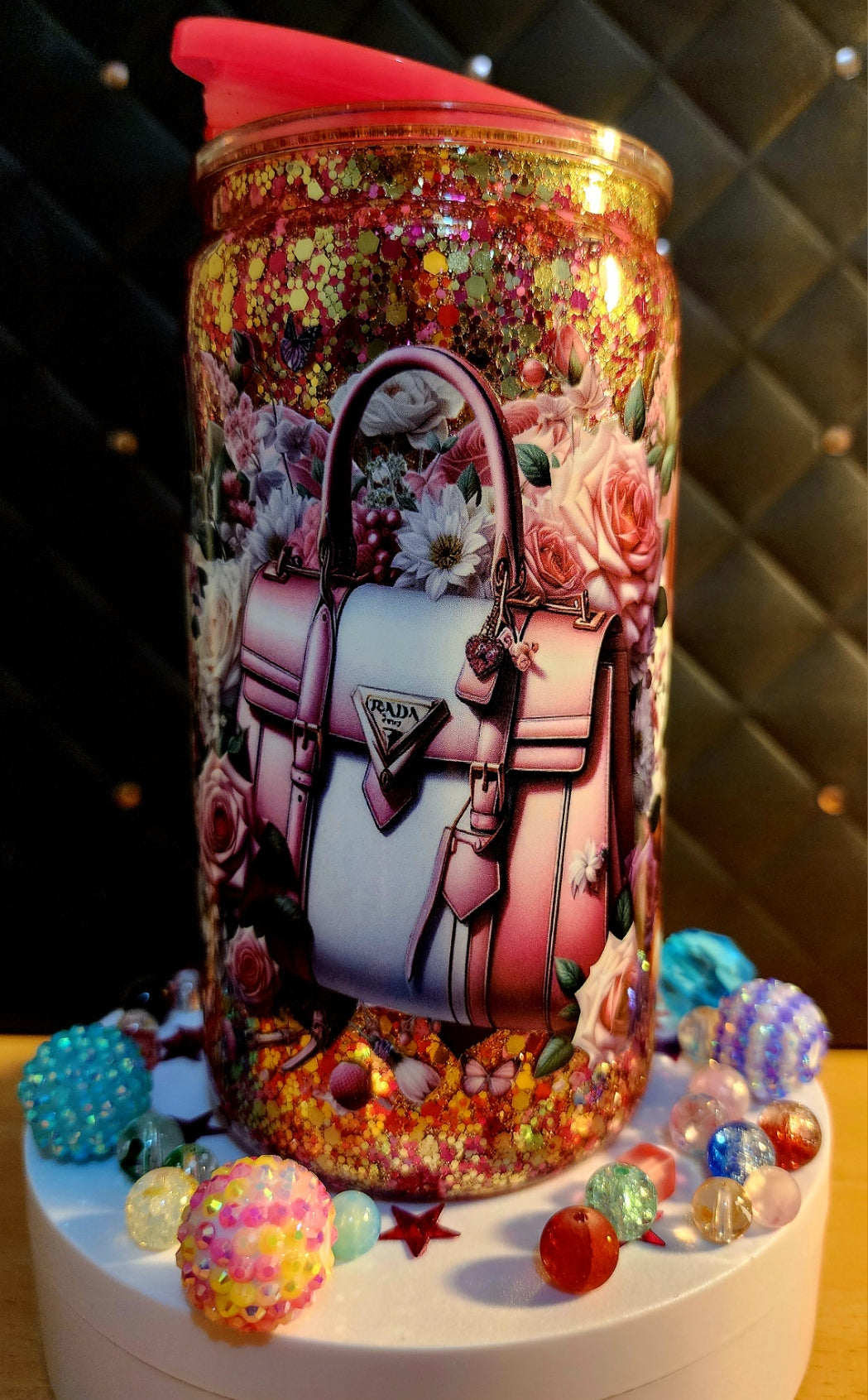 SNOWGLOBE TUMBLER - Prada handbag - (acrylic)