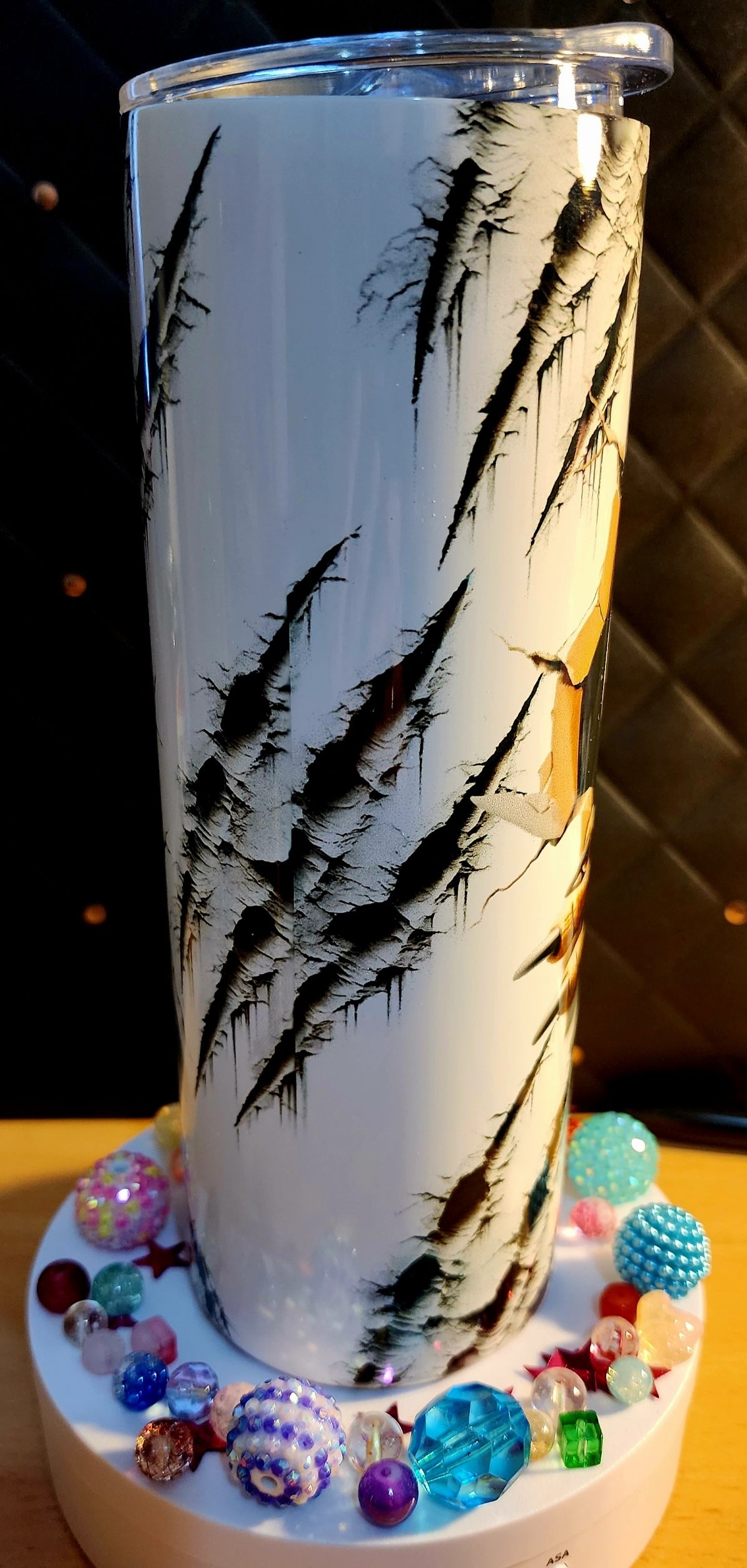 20oz TUMBLER - Dinosaur - (stainless steel)