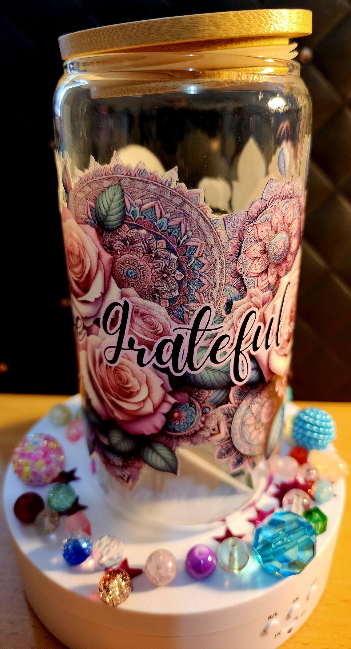TUMBLER - Be grateful (glass)