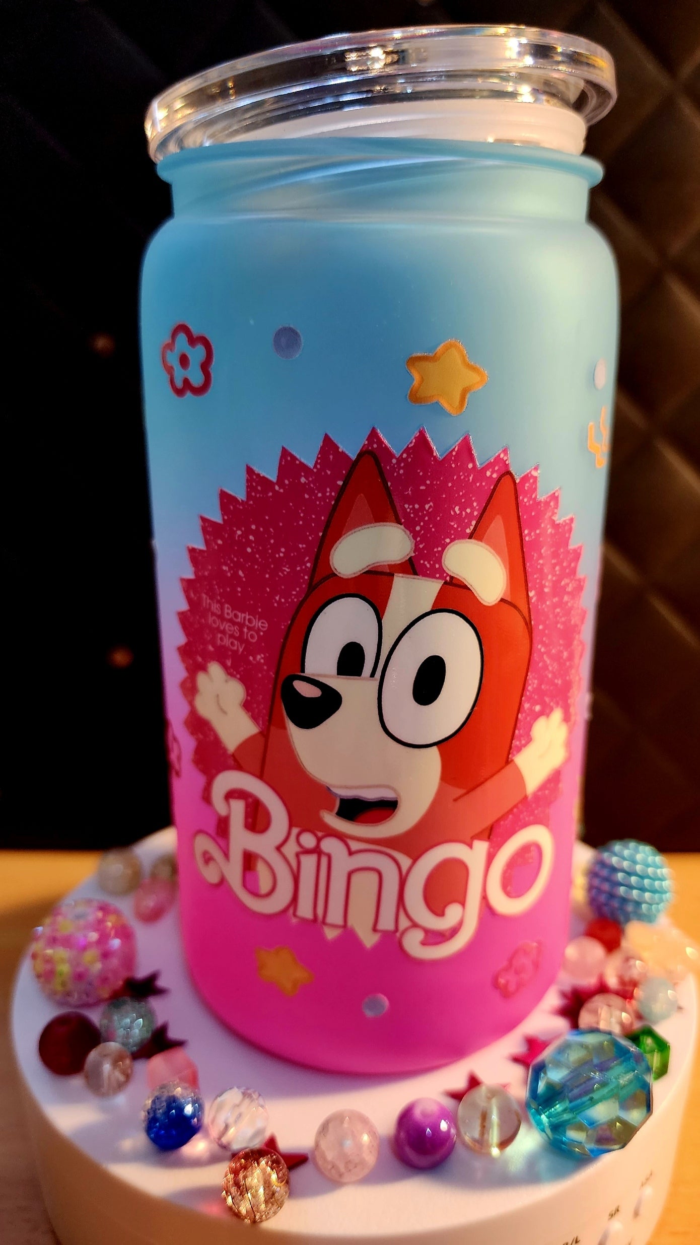 TUMBLER - Bluey and Bingo (acrylic)