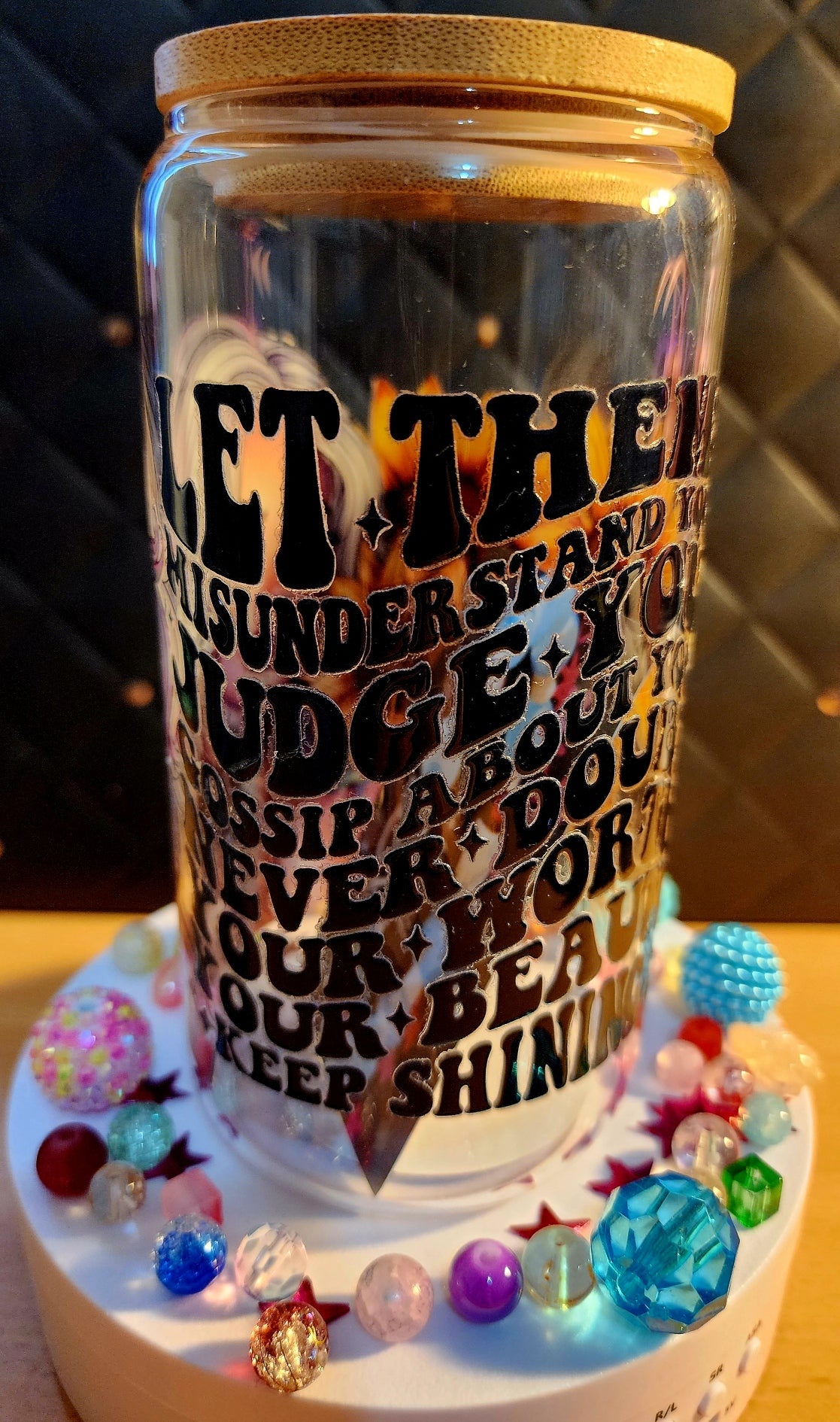 TUMBLER - Let them - (glass)