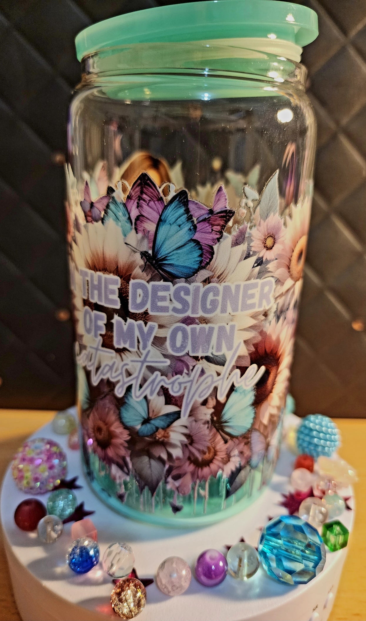TUMBLER - I'm the designer of my own destiny (acrylic)