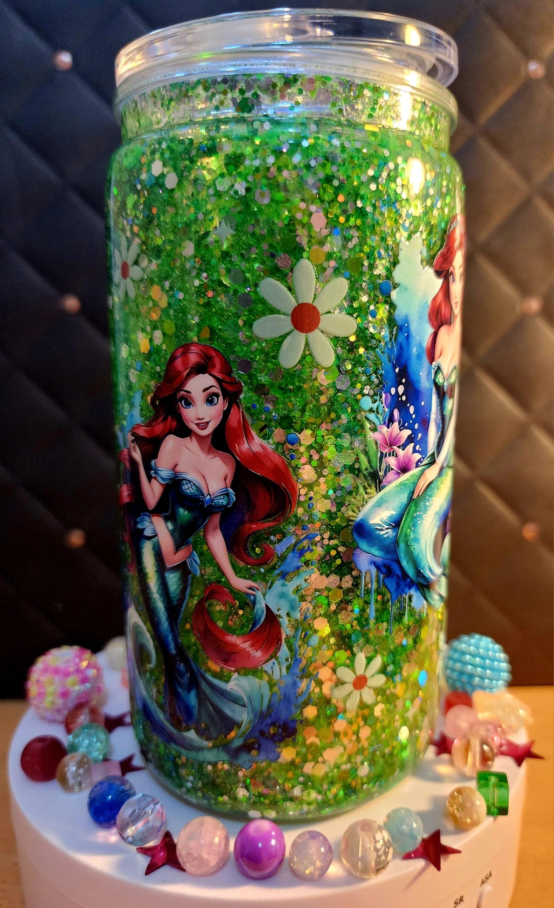 SNOWGLOBE TUMBLER - Ariel (acrylic)