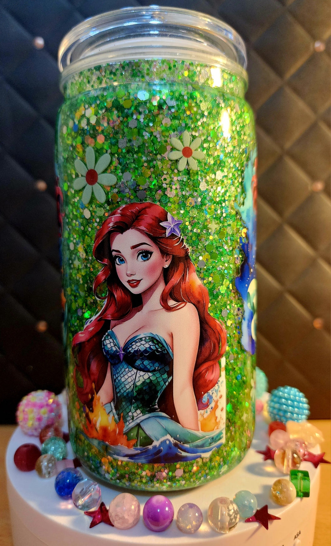 SNOWGLOBE TUMBLER - Ariel (acrylic)