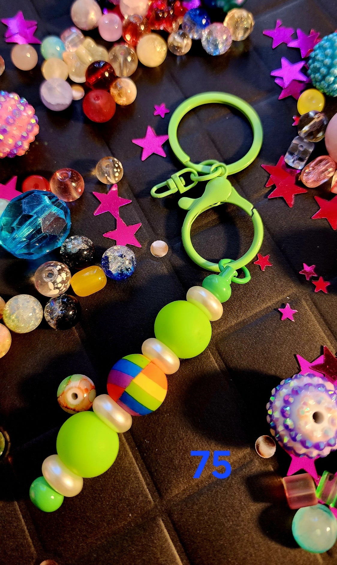 Beaded Keychain #75
