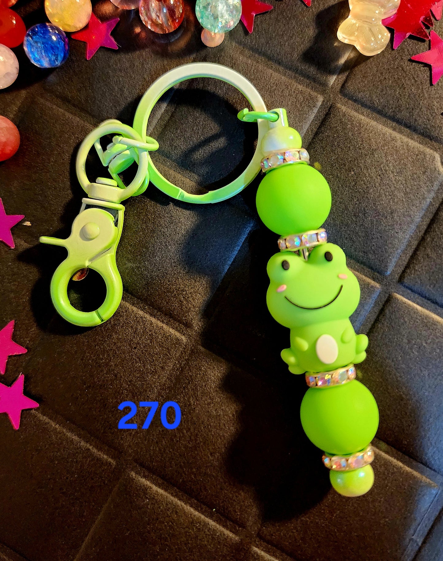 Beaded Keychain #270