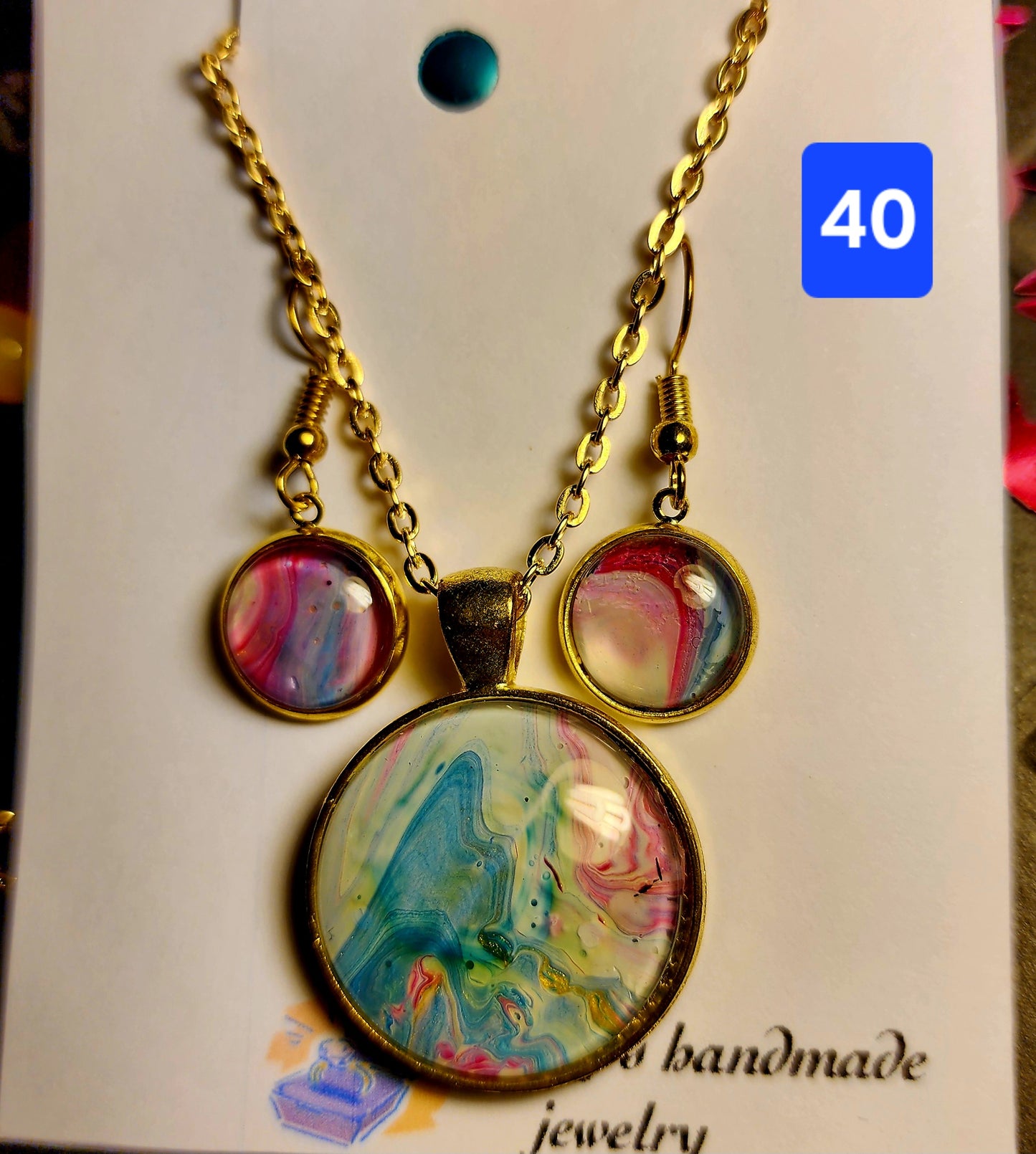 Earrings and Necklace #40