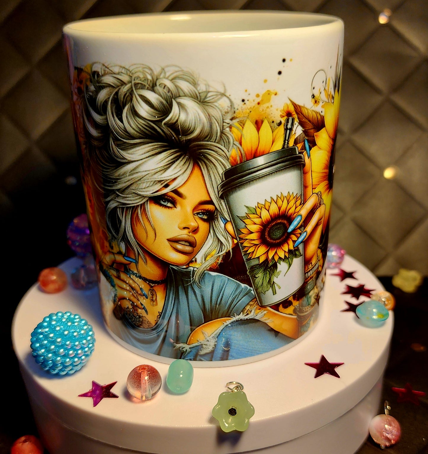 COFFEE MUG - Tattoo Girl - Know your worth then add tax