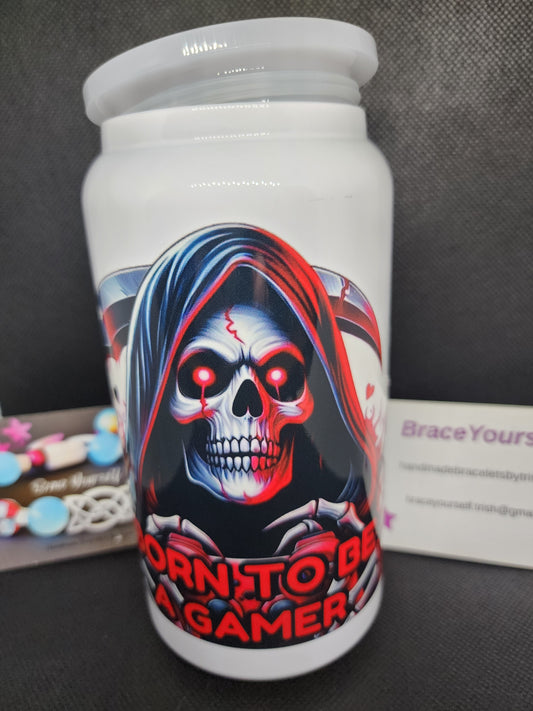TUMBLER - BORN TO BE A GAMER (stainless steel)