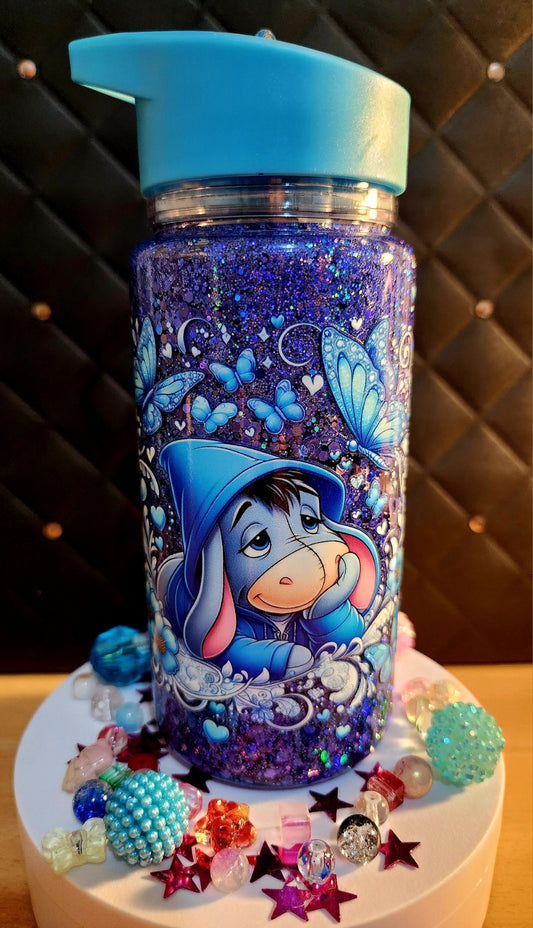 SNOWGLOBE DRINK BOTTLE EYORE (acrylic)