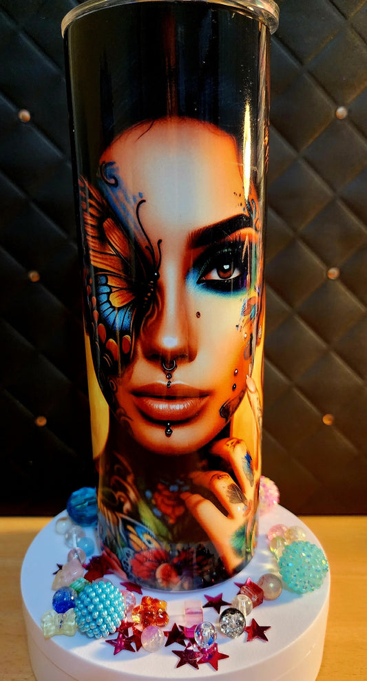20oz TUMBLER - I CAN, AND I WILL, WATCH ME (stainless steel)