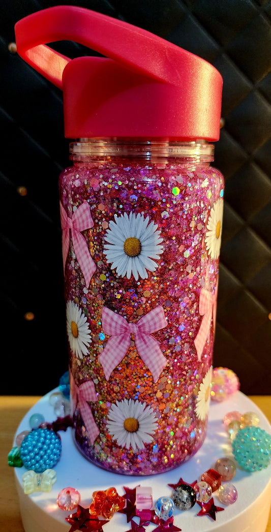 DRINK BOTTLE SNOW GLOBE (acrylic)