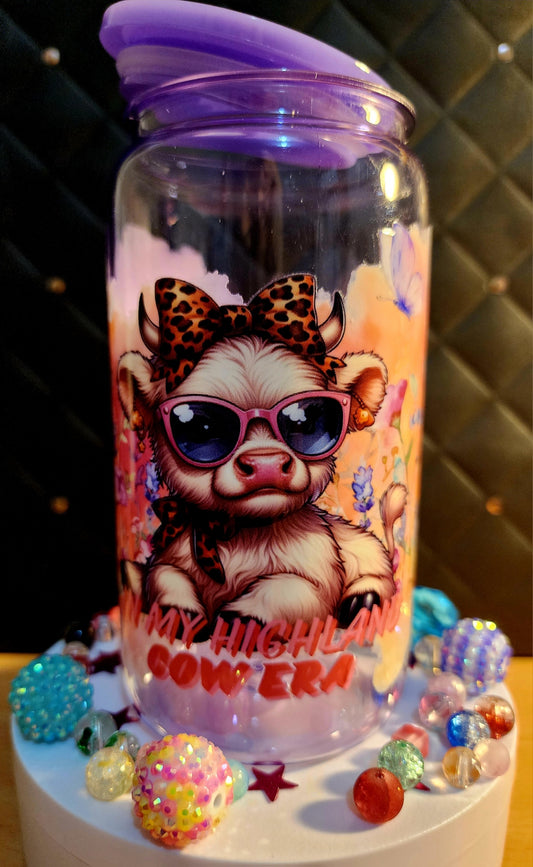 TUMBLER - In my cow era (acrylic)