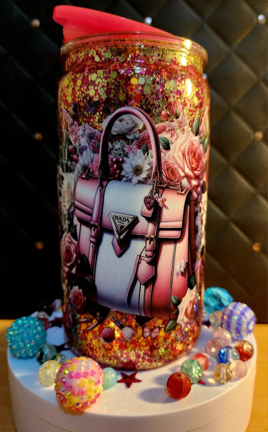 SNOWGLOBE TUMBLER - Prada handbag - (acrylic)