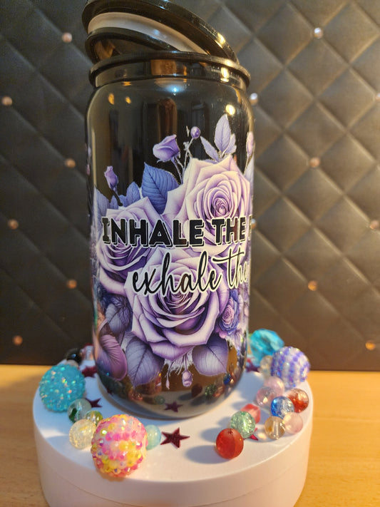 TUMBLER - Inhale the future, exhale the past - (acrylic)
