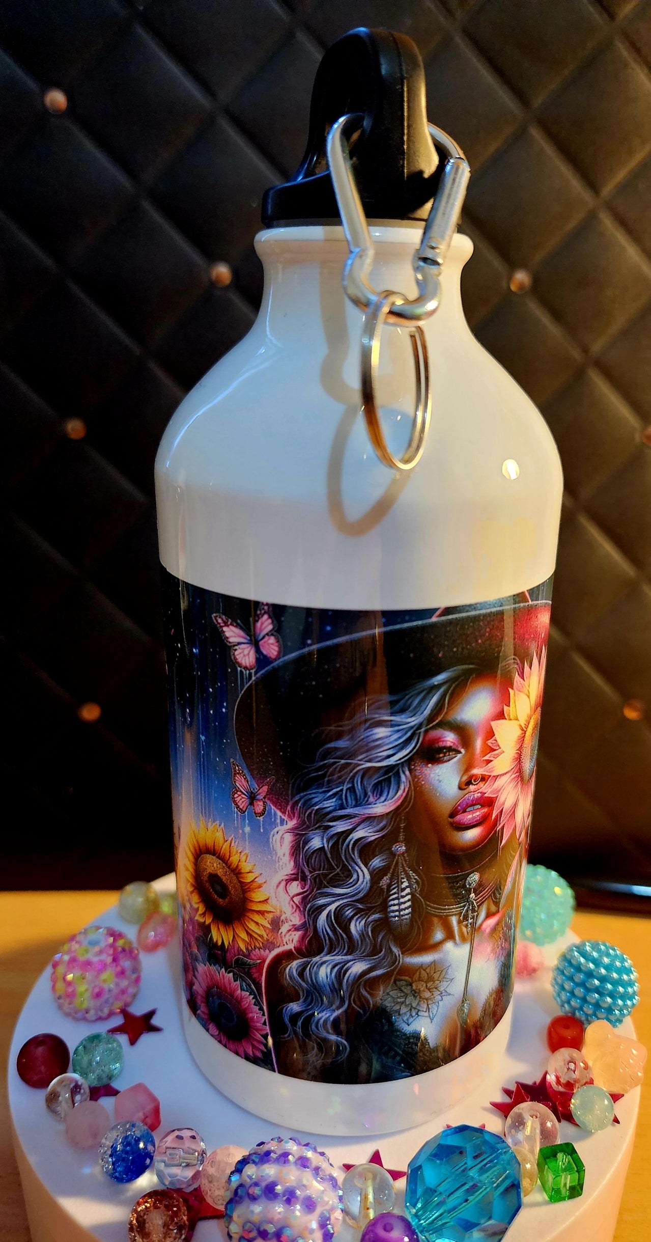 Sports Drink Bottle - Sublimation - Be pretty, pretty strong, pretty brave, pretty kind (stainless steel)