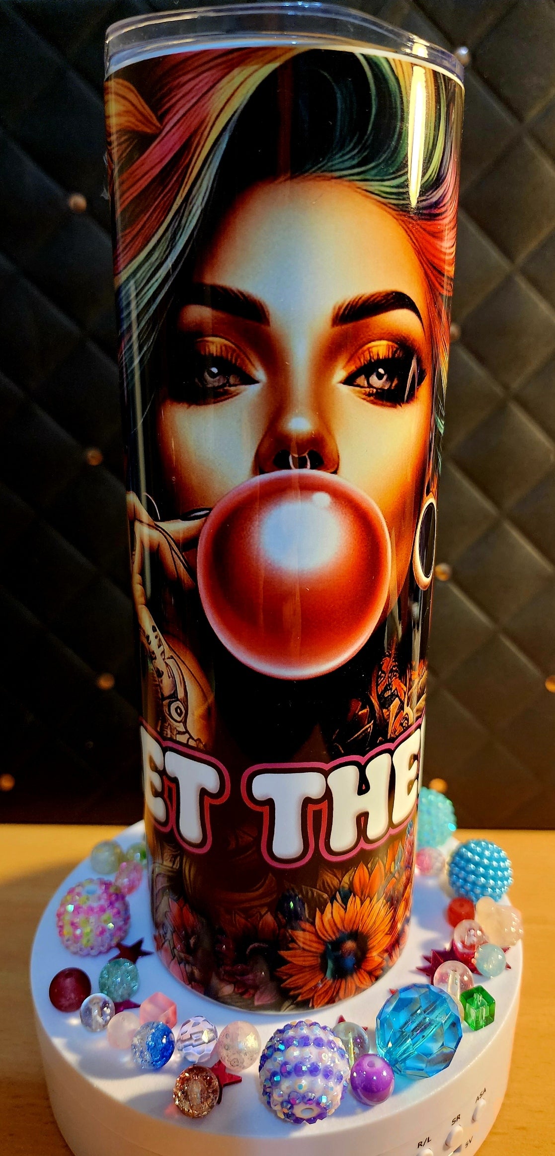 20oz TUMBLER - Let them - (stainless steel)