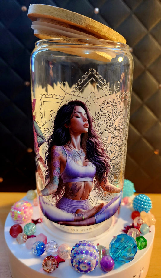 TUMBLER - Just Breathe (glass)