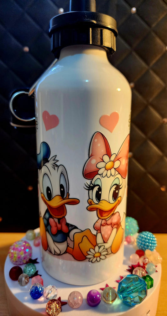 Water Bottle - Donald and Daisy Duck (stainless steel)