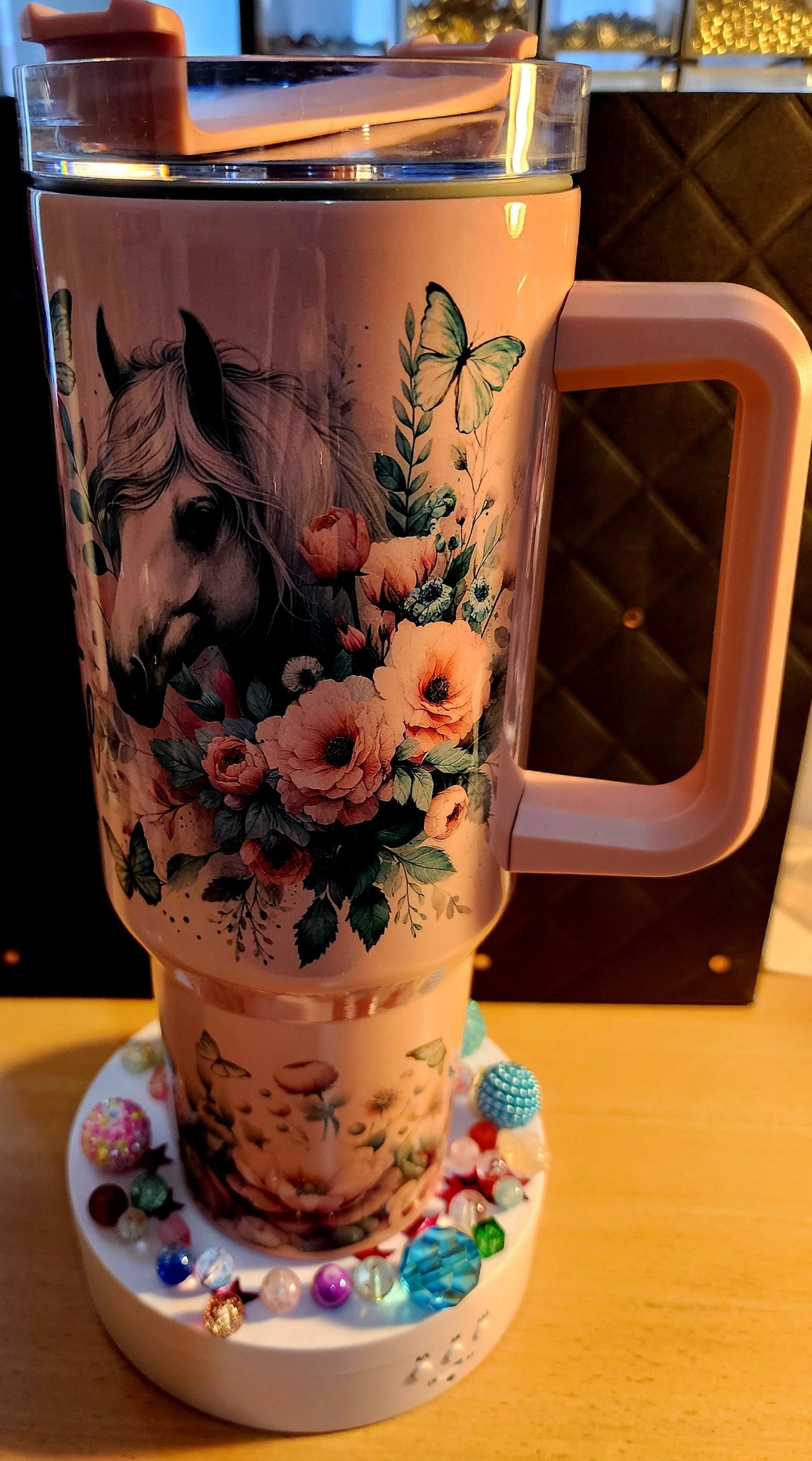 40oz TUMBLER - Be bold, brave and beautiful (stainless steel)