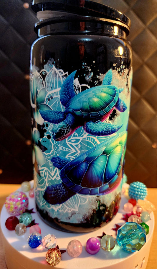 TUMBLER - Turtles (acrylic)