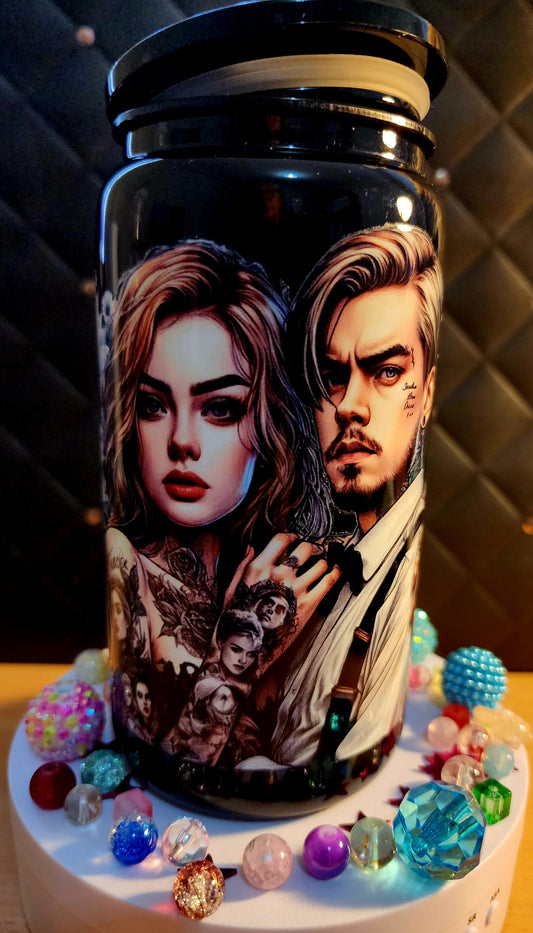 TUMBLER - My heart with go on (acrylic)