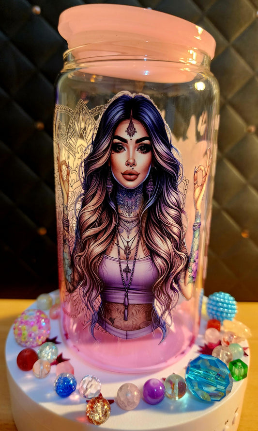 TUMBLER - Loving yourself, it's sanity (acrylic)