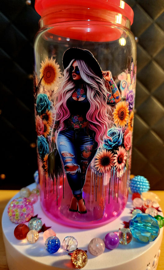 TUMBLER - Tattoo Girl - Please continue, your insecurities are showing (acrylci)