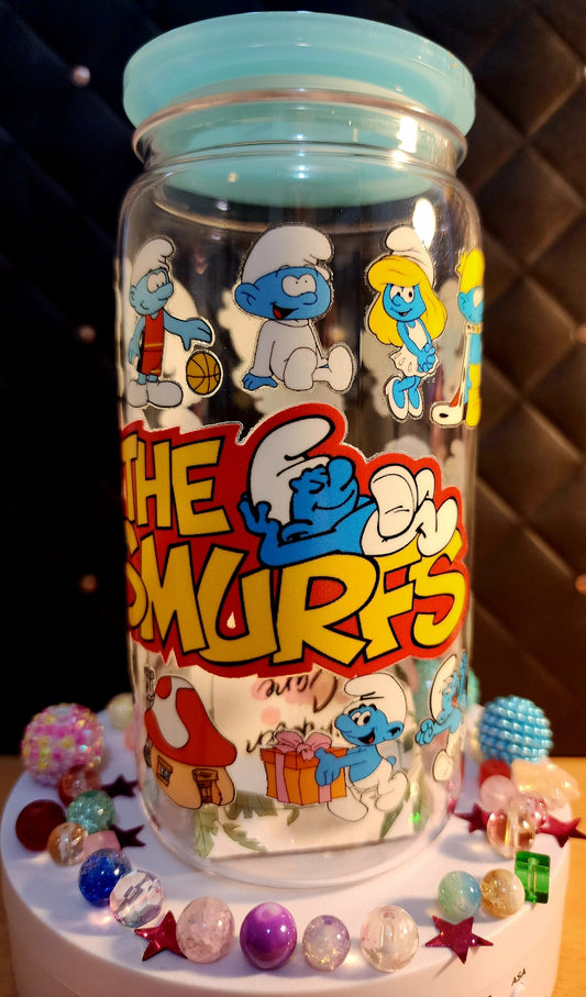 TUMBLER - The smurfs (acrylic)