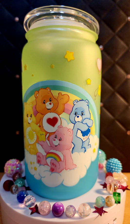 TUMBLER - Swear bears (ombre acrylic)