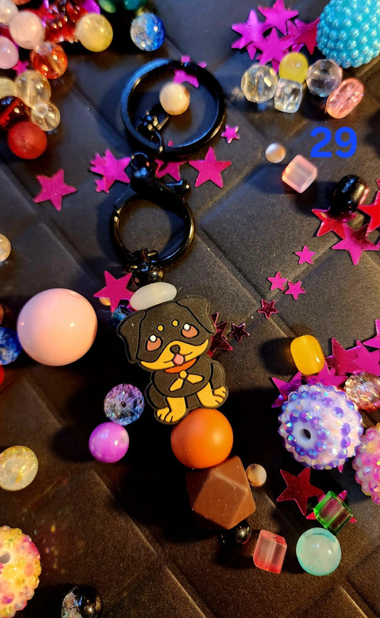 Beaded Keychain # 29