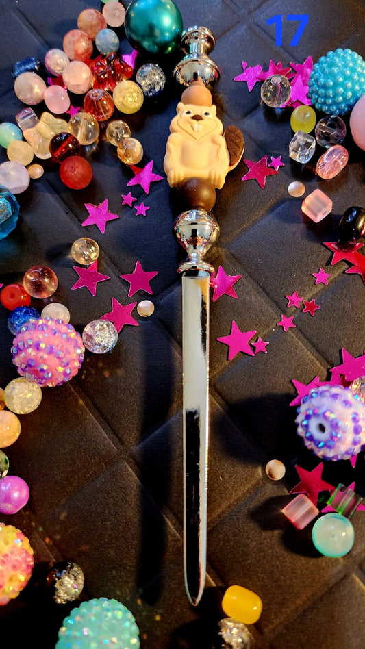 Beaded Letter Opener #17
