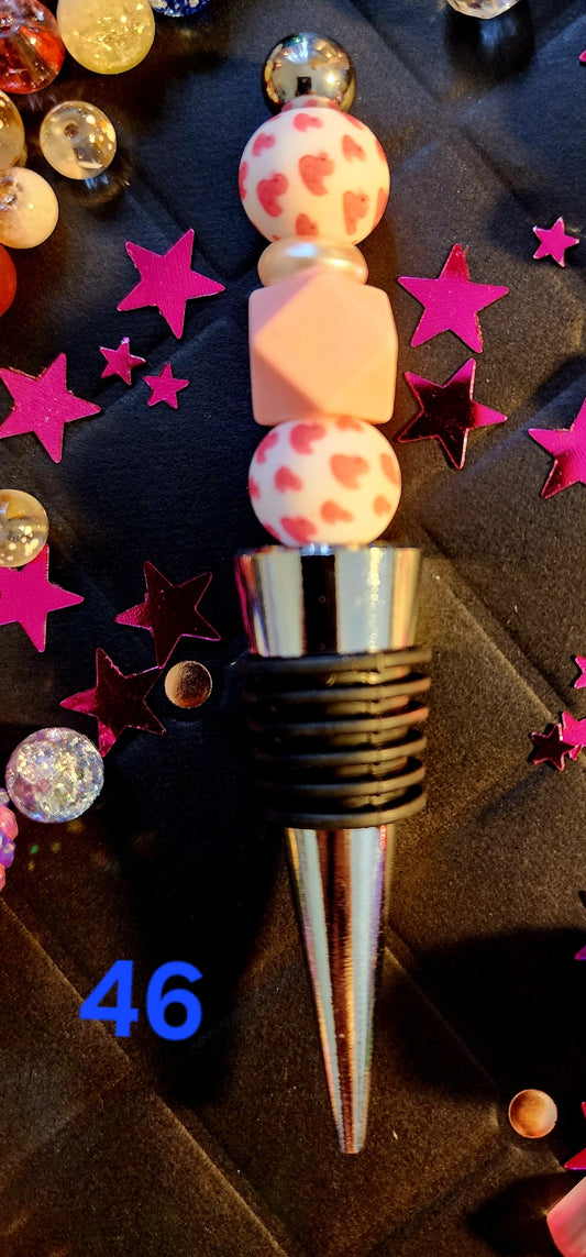 Beaded Wine Stopper #46