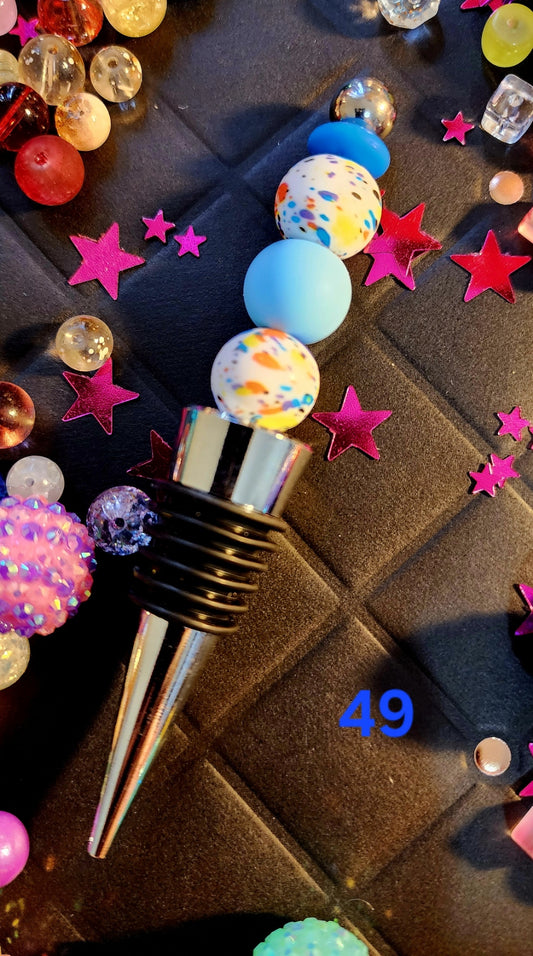 Beaded Wine Stopper (49)