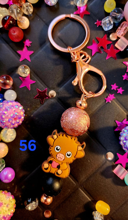 Beaded Keychain #56
