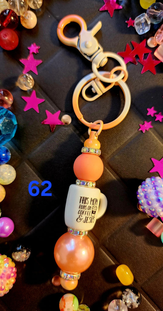 Beaded Keychain #62