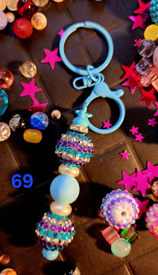 Beaded Keychain #69