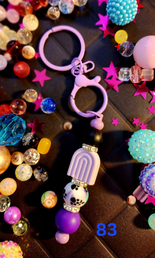 Beaded Keychain #83
