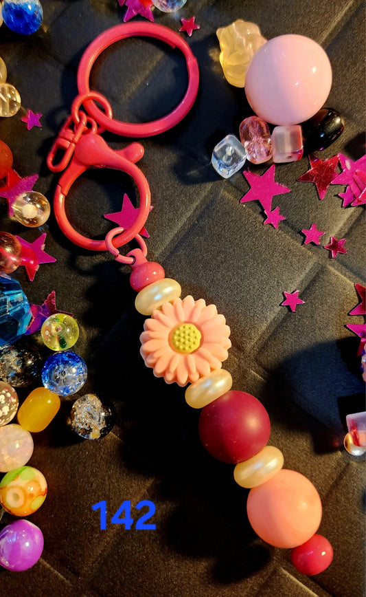 Beaded Keychain #142
