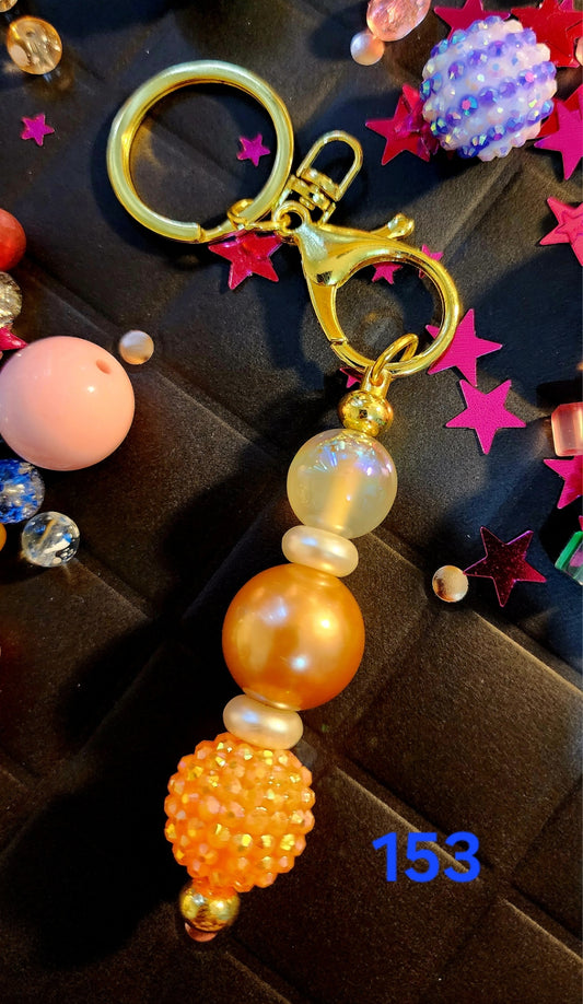 Beaded Keychain #153