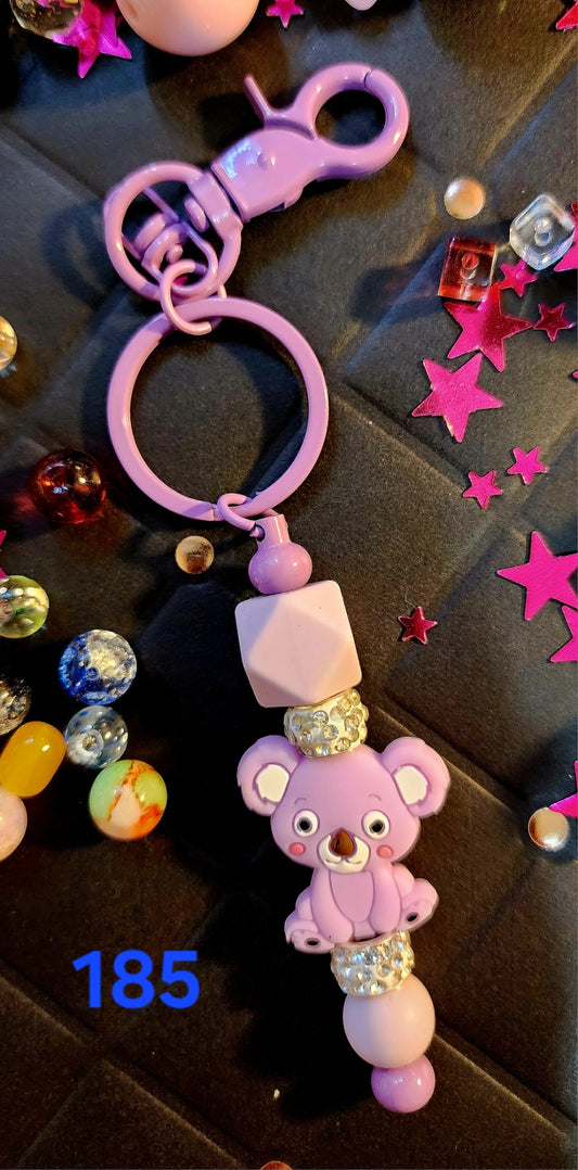 Beaded Keychain #185