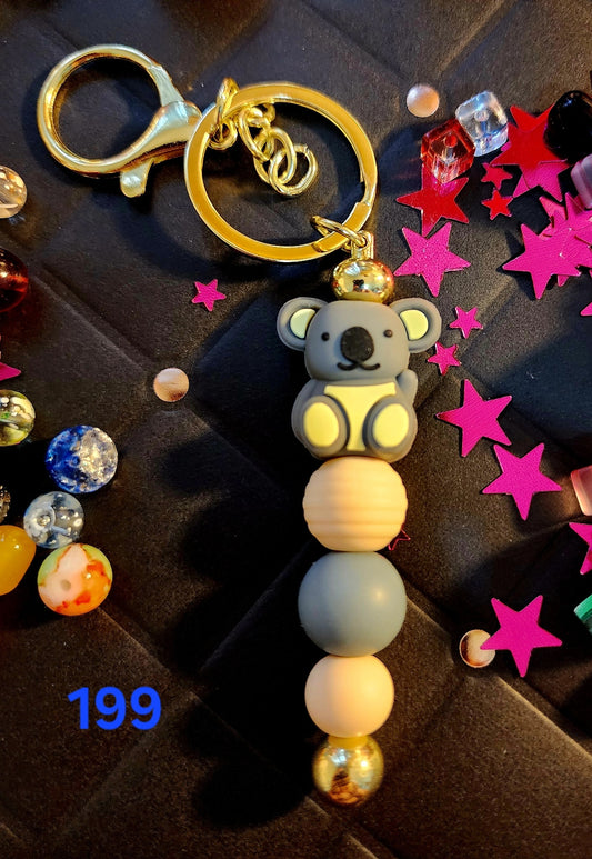 Beaded Keyring #199