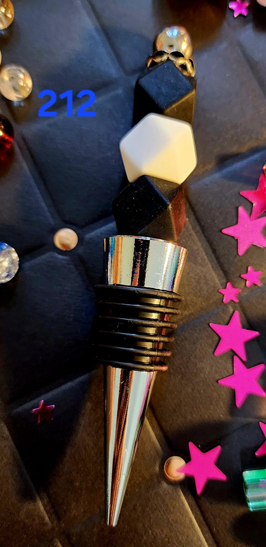 Beaded Wine Stopper #212