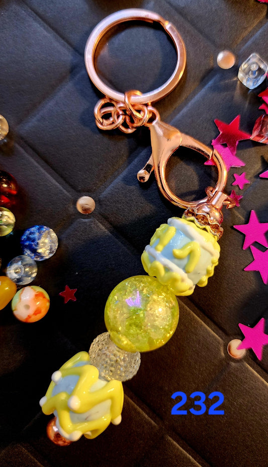 Beaded Keychain #232