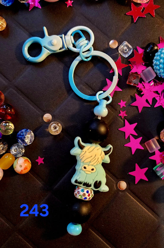 Beaded Keychain #243