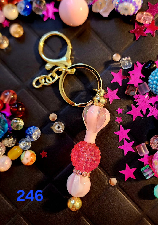 Beaded Keychain #246