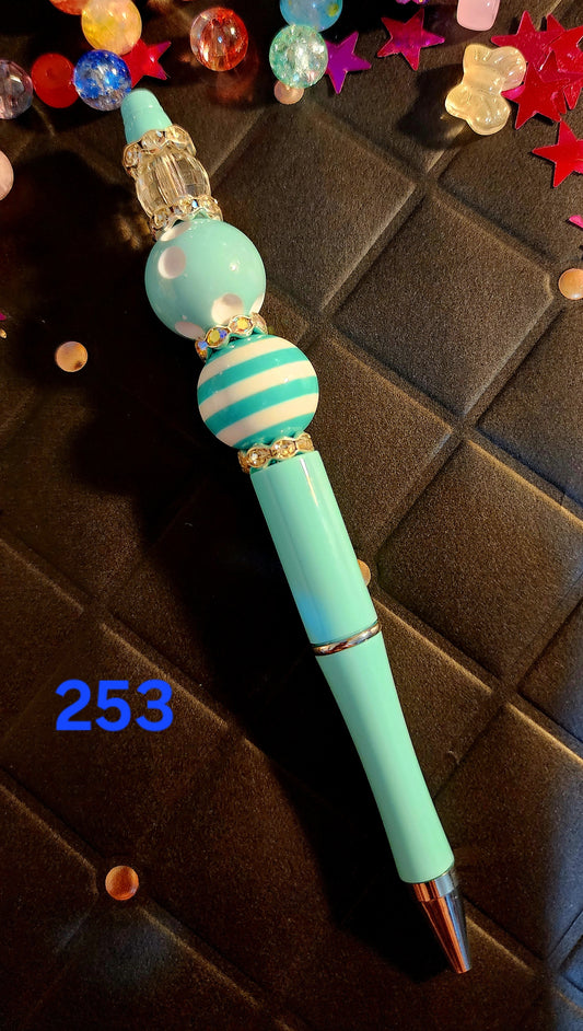 Beaded Wine Bottle Topper #253